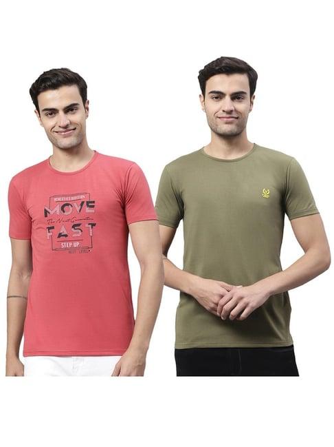 vimal jonney multi cotton regular fit printed t-shirt