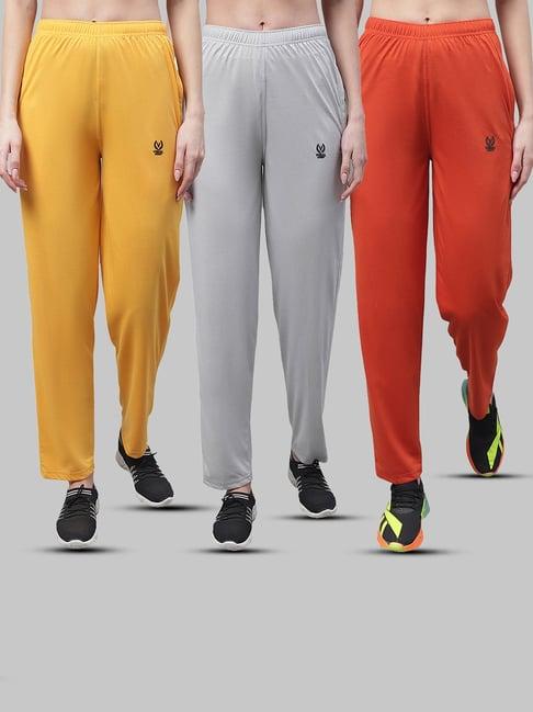 vimal jonney multicolor cotton track pants - pack of 3