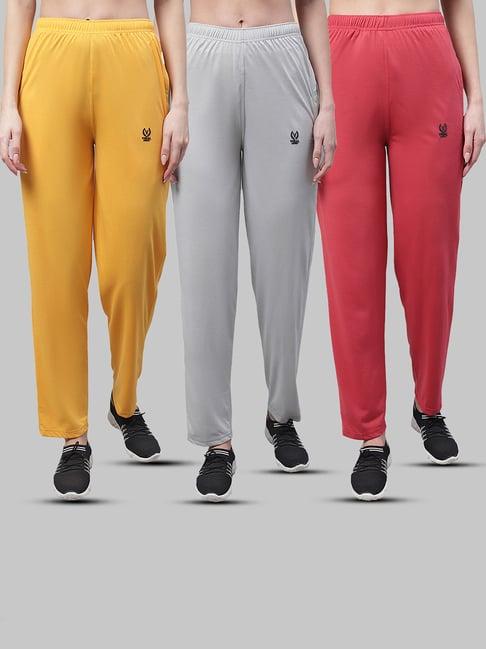 vimal jonney multicolor cotton track pants - pack of 3