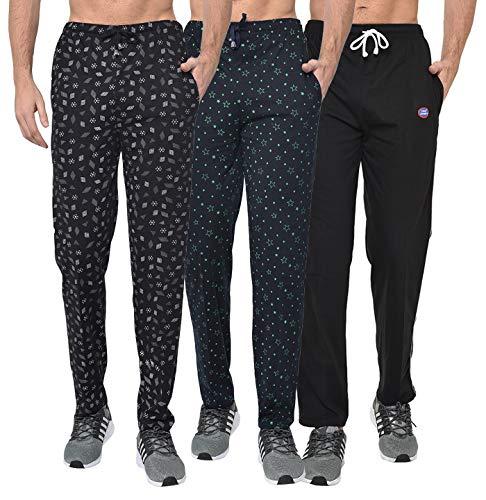 vimal jonney multicolor cotton trackpants for men's(pack of 3)