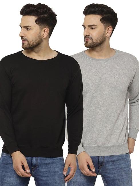 vimal jonney multicolor regular fit sweatshirt - pack of 2