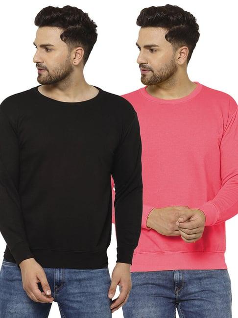 vimal jonney multicolor regular fit sweatshirt - pack of 2