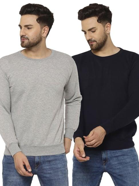 vimal jonney multicolor regular fit sweatshirt - pack of 2