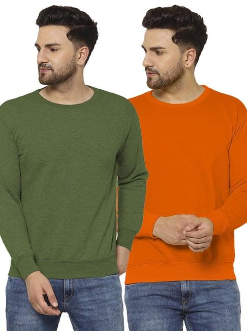 vimal jonney multicolor regular fit sweatshirt - pack of 2