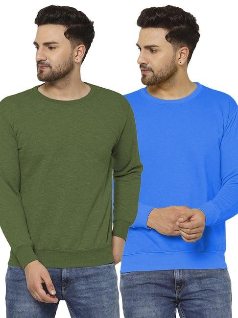 vimal jonney multicolor regular fit sweatshirt - pack of 2