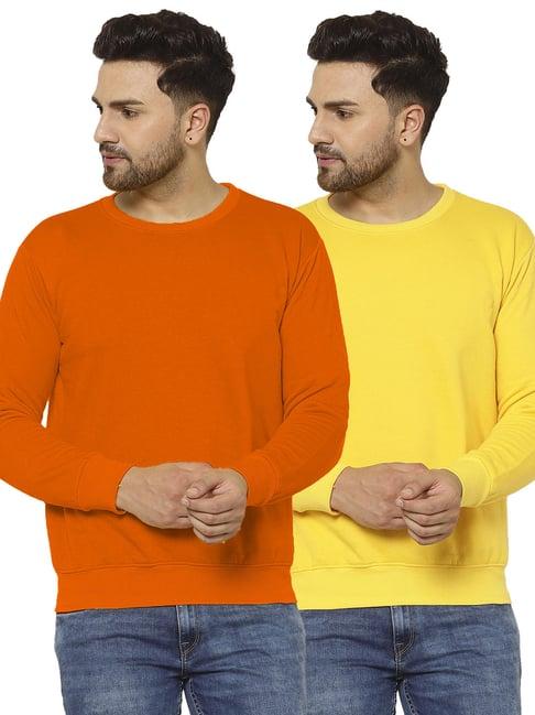 vimal jonney multicolor regular fit sweatshirt - pack of 2