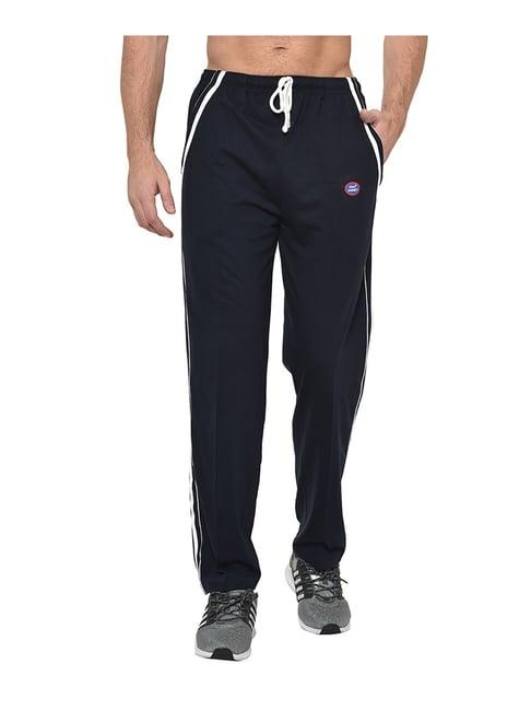 vimal jonney navy regular fit trackpants