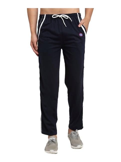 vimal jonney navy regular fit trackpants