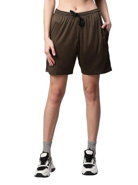 vimal jonney olive  slim fit shorts