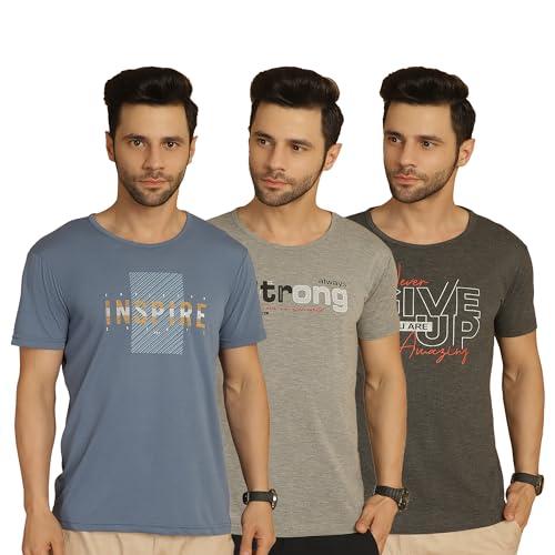 vimal jonney printed multicolor round neck cotton half sleeves tshirt for men(pack of 3)-vimal635376