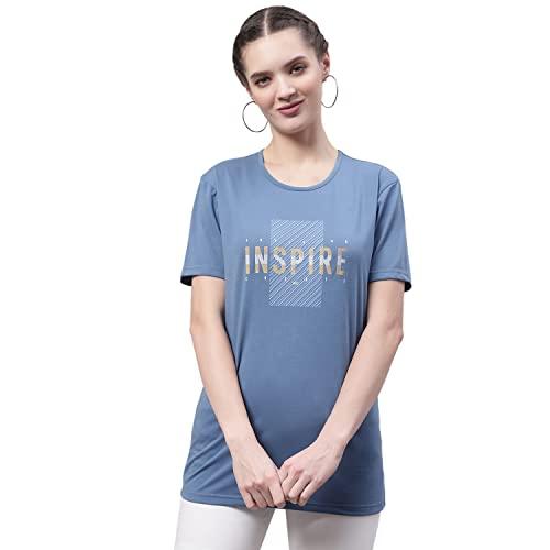 vimal jonney regular fit blue women tshirts(pack of 1) vimal63014