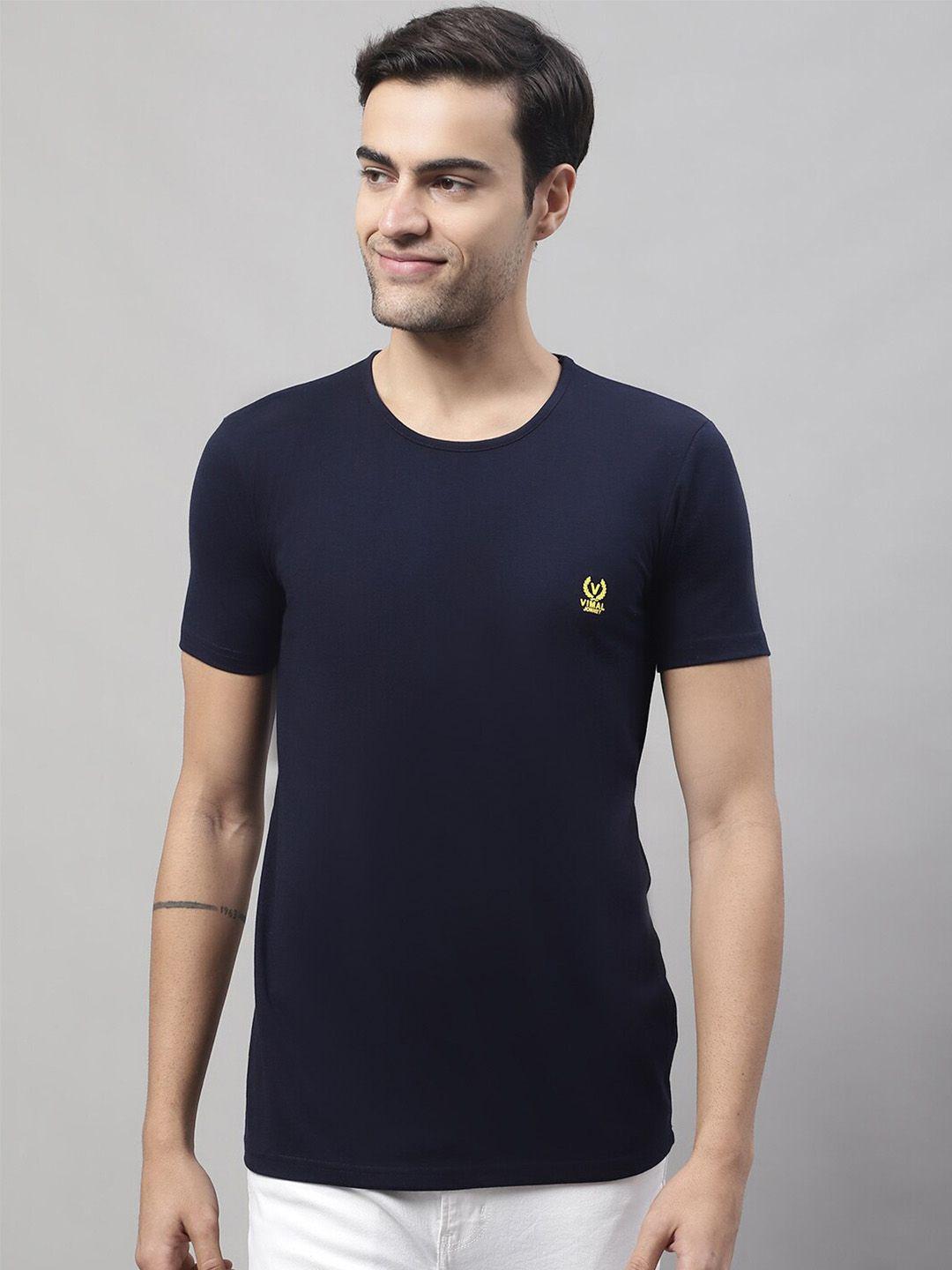 vimal jonney round neck cotton t-shirt