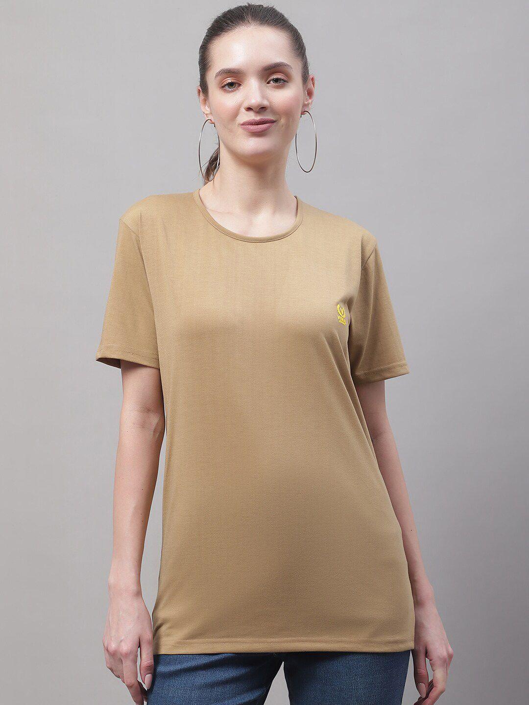 vimal jonney round neck longline cotton t-shirt