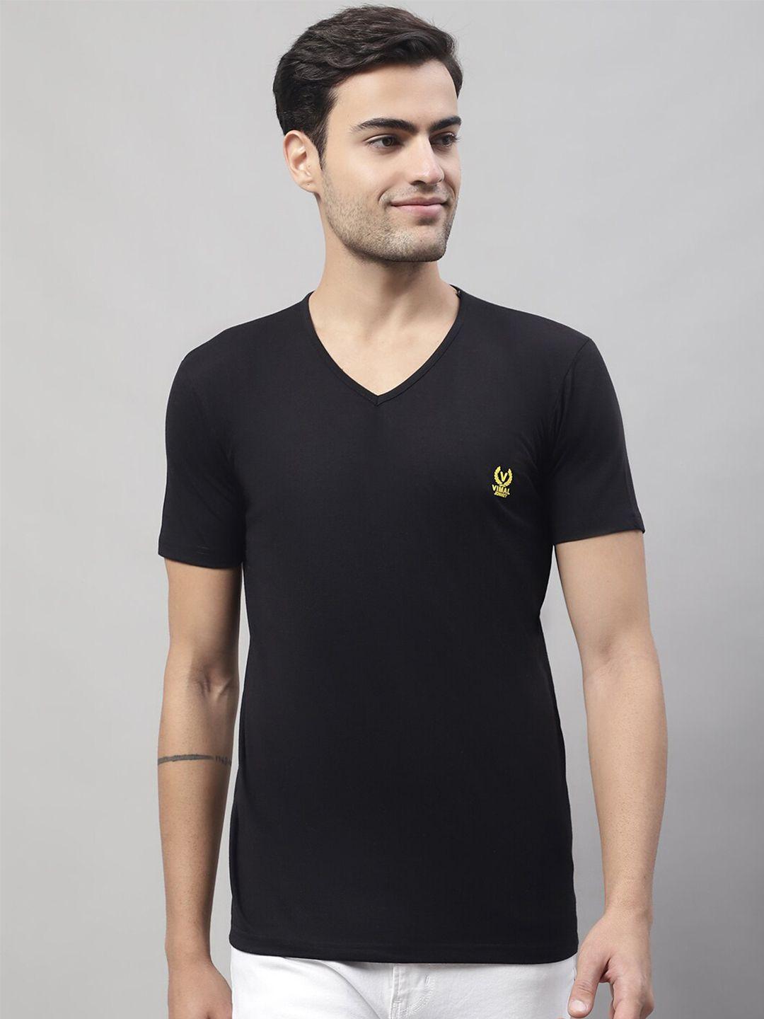 vimal jonney v-neck cotton t-shirt