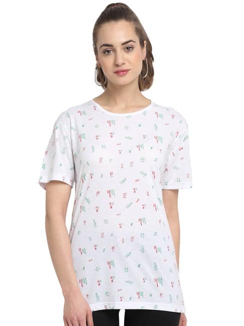 vimal jonney white printed t-shirt