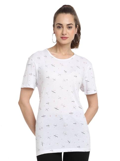 vimal jonney white printed t-shirt