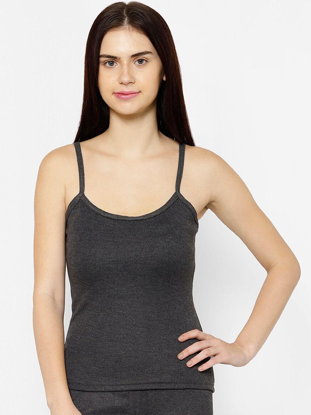 vimal jonney women black solid thermal top