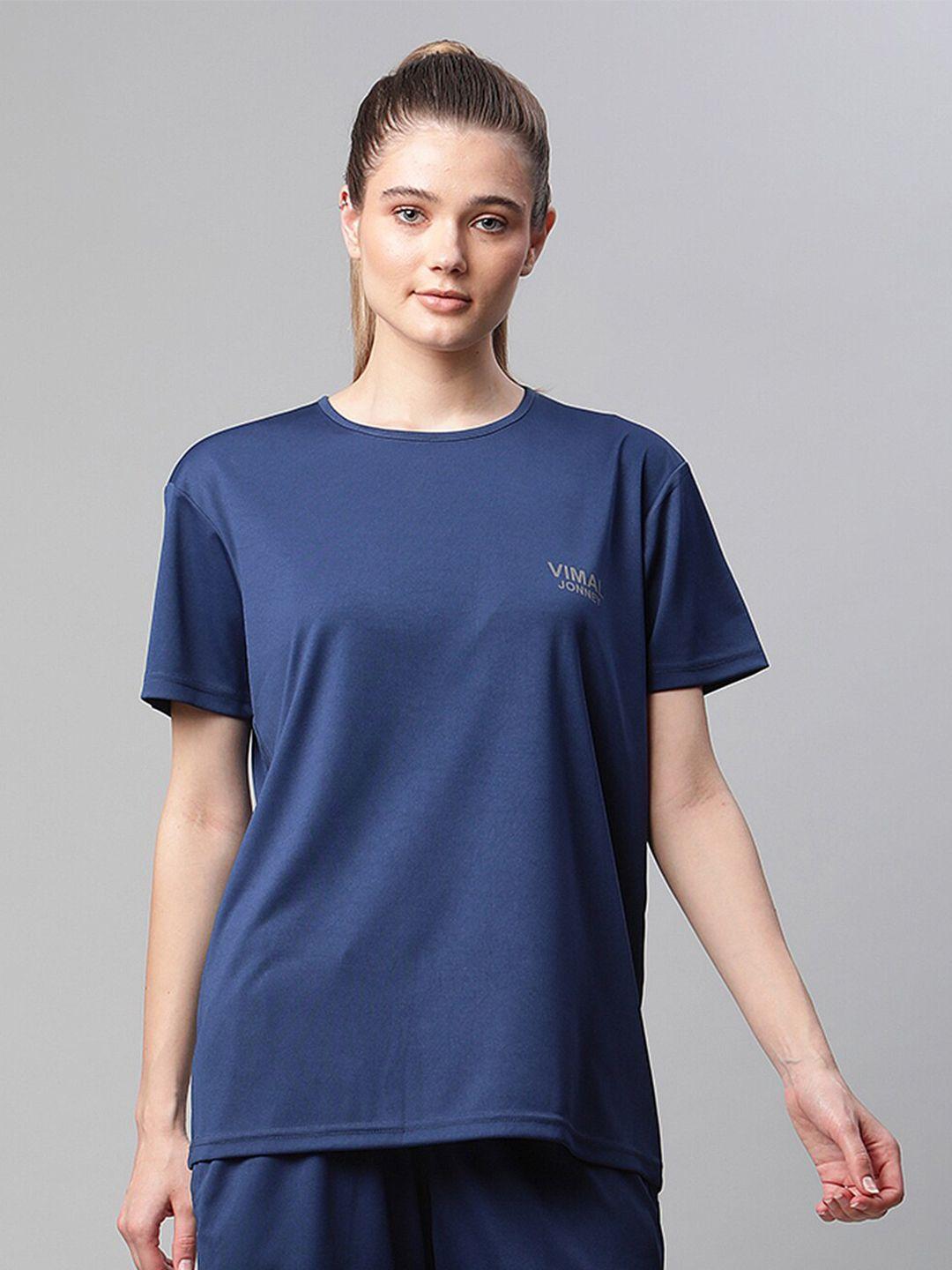 vimal jonney women blue t-shirt