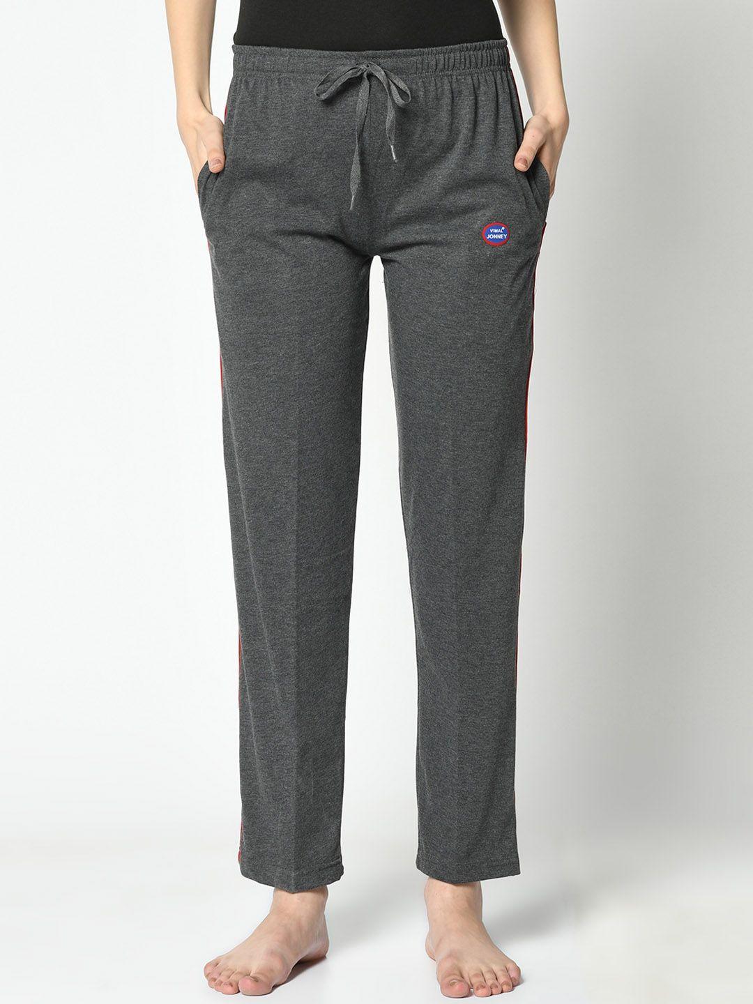 vimal jonney women grey solid lounge pants