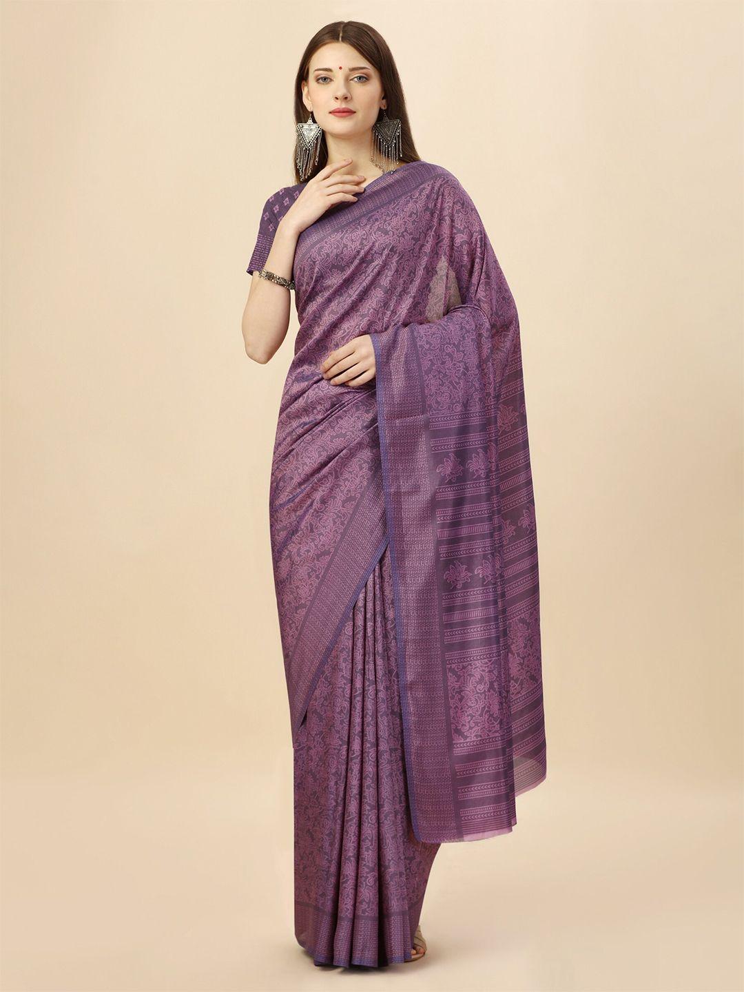 vimla ethnic motifs printed mysore silk saree