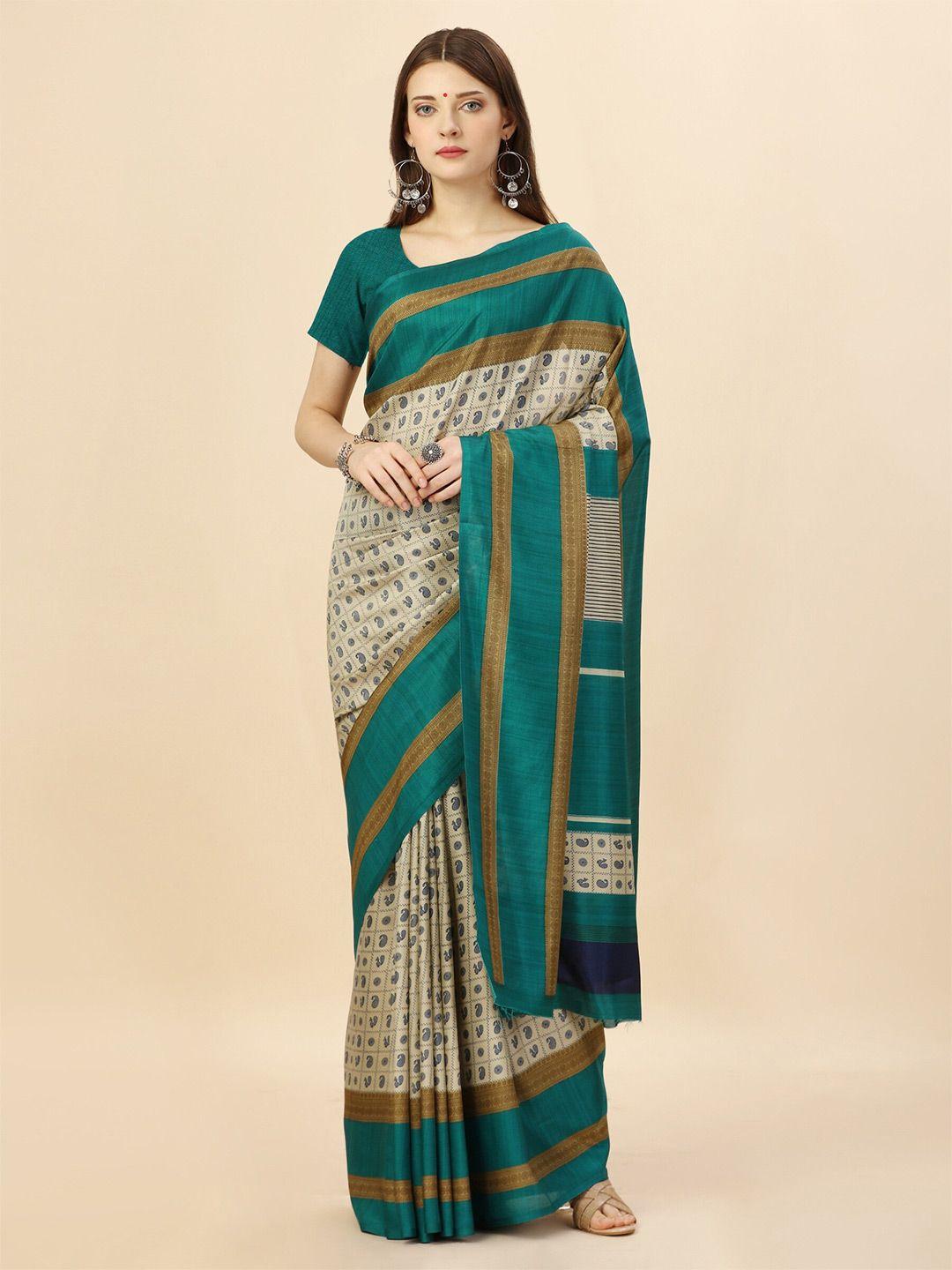 vimla ethnic motifs printed mysore silk saree