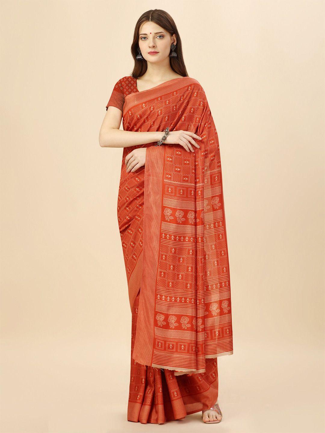 vimla ethnic motifs printed mysore silk saree