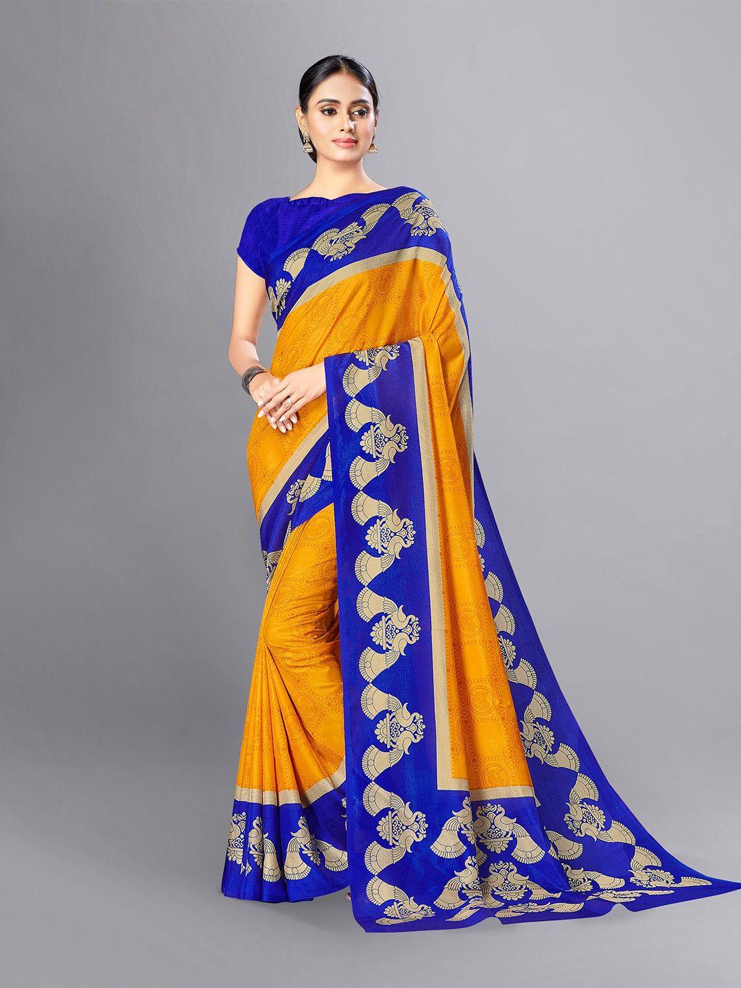 vimla ethnic motifs printed mysore silk saree