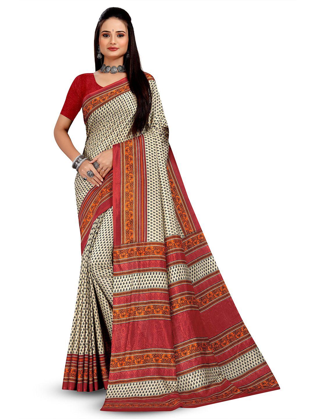 vimla ethnic motifs printed mysore silk saree