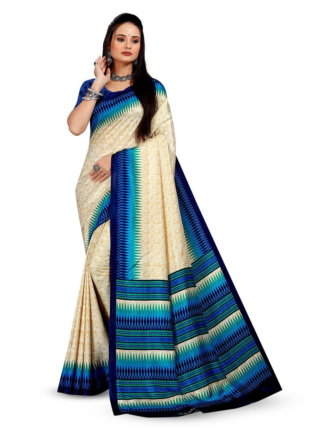 vimla ethnic motifs printed mysore silk saree