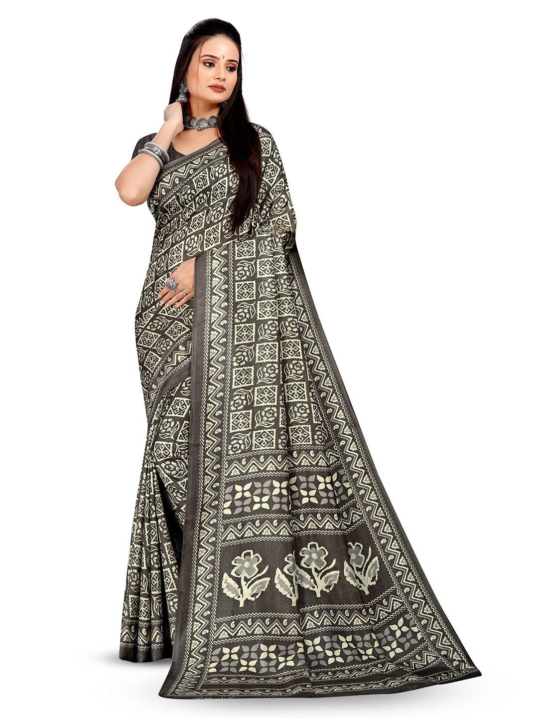 vimla ethnic motifs printed mysore silk saree