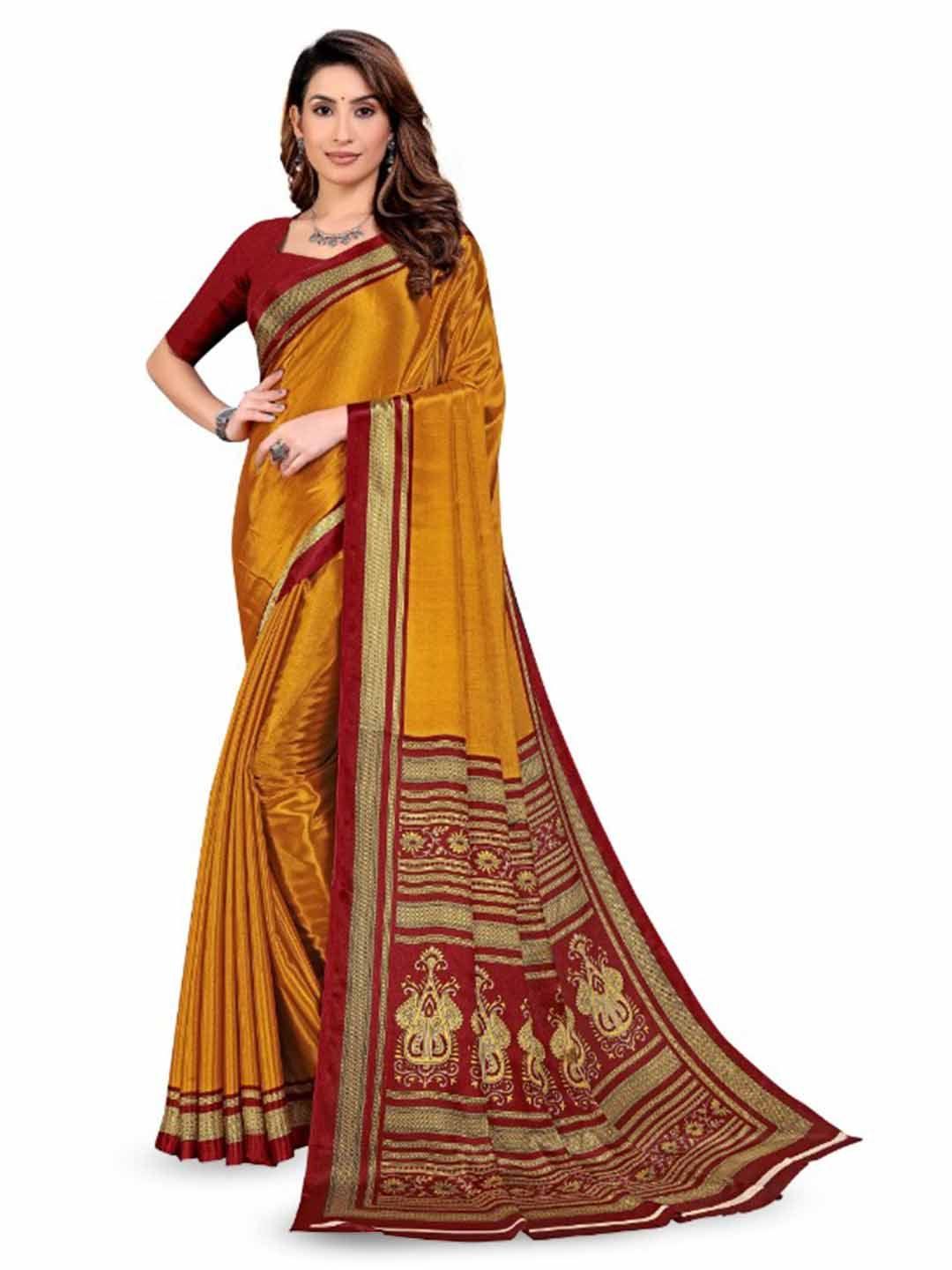 vimla ethnic motifs woven design border saree