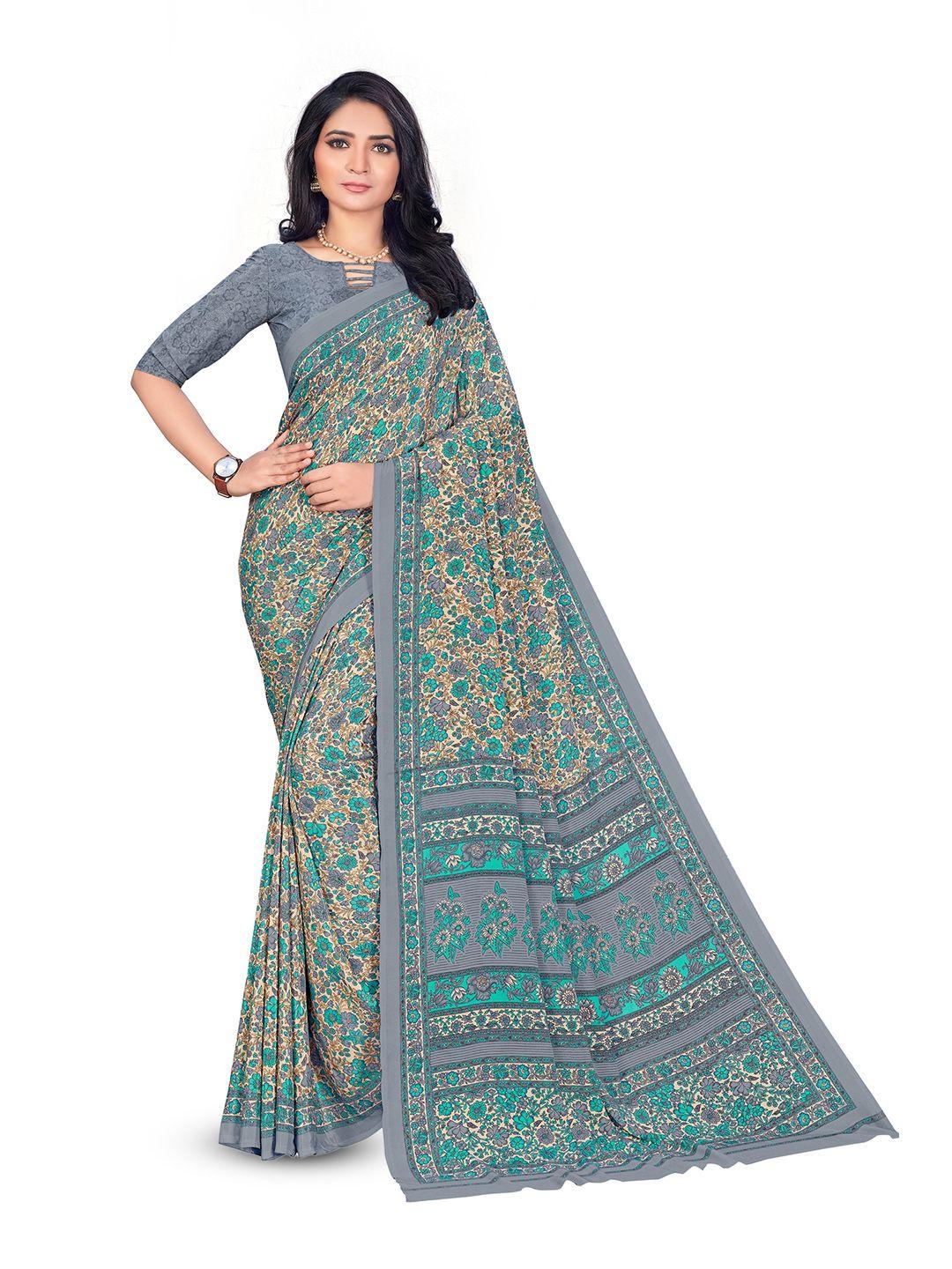 vimla floral printed saree