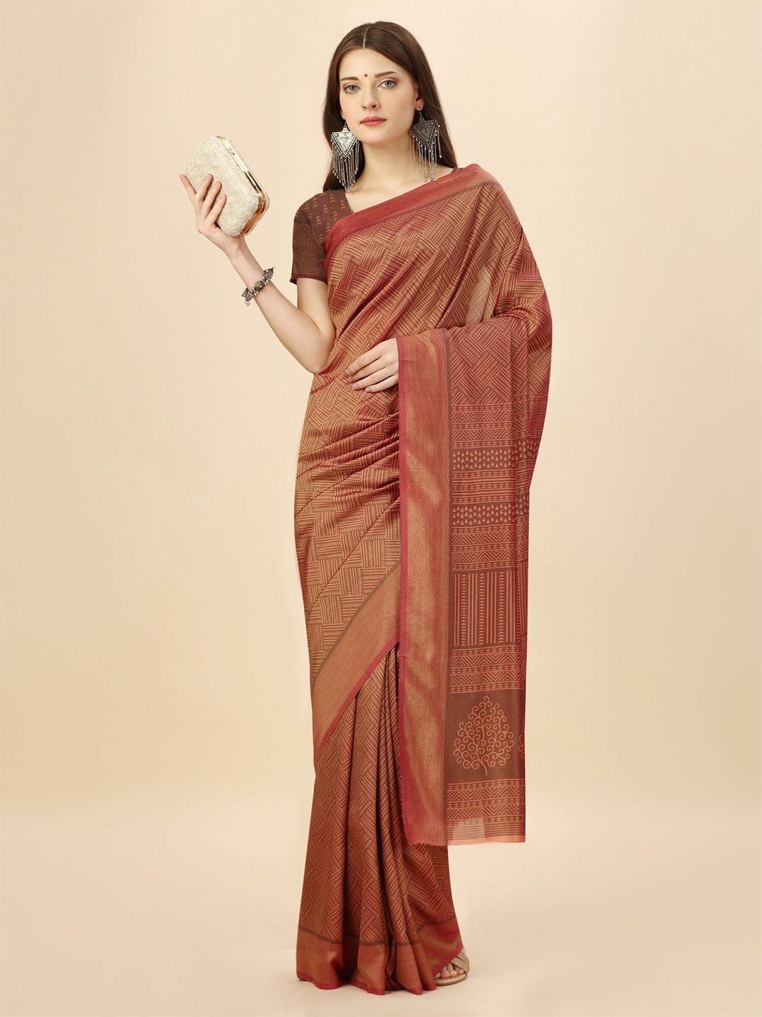 vimla geometric printed saree