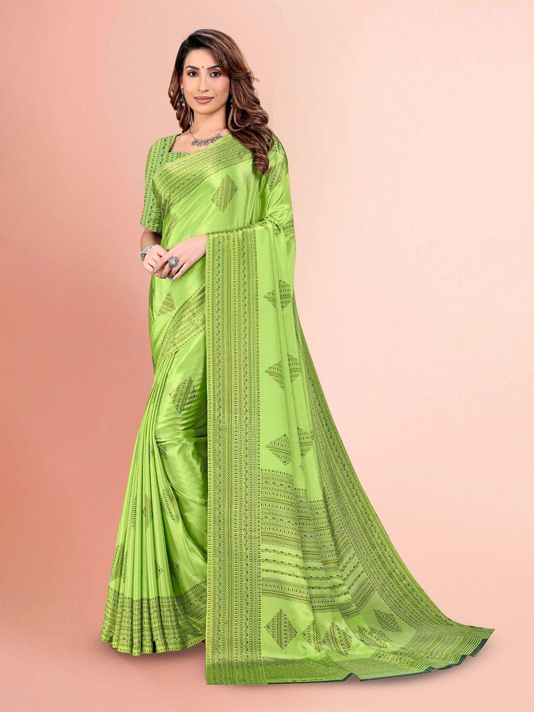 vimla green art silk mysore silk saree