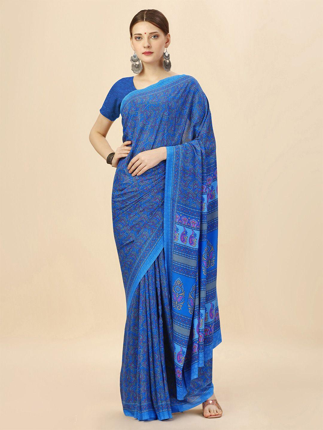 vimla paisley printed saree