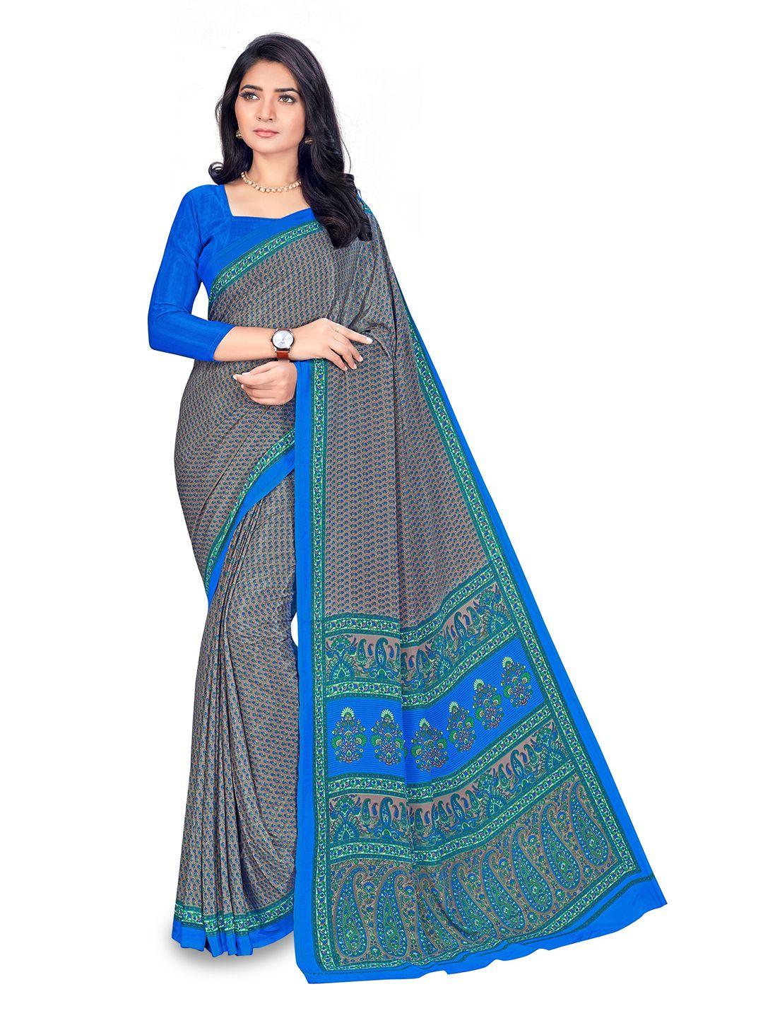 vimla paisley pure crepe mysore silk saree