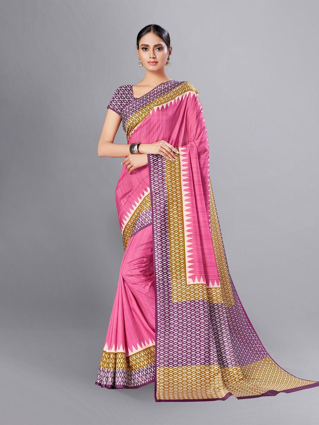 vimla striped art silk mysore silk saree