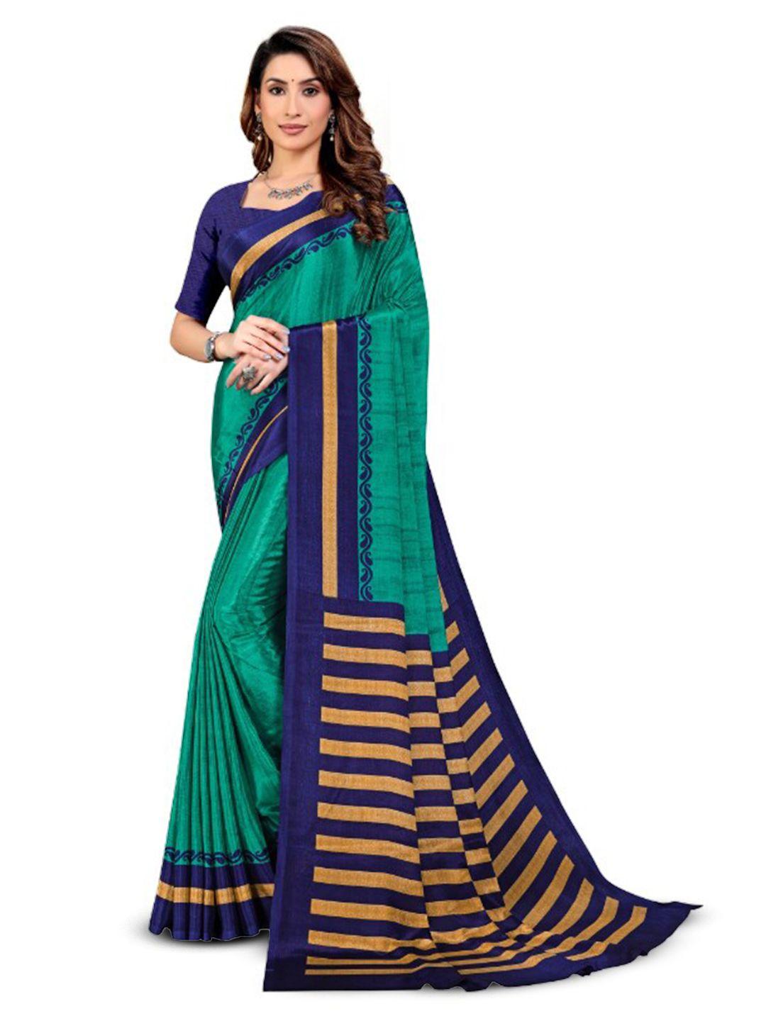 vimla striped printed saree