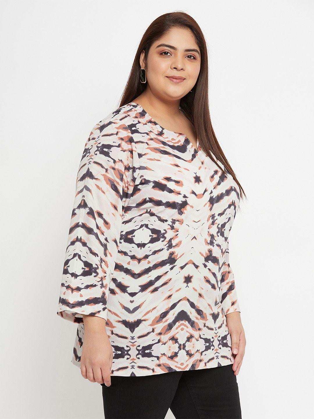 vinaan geometric print top