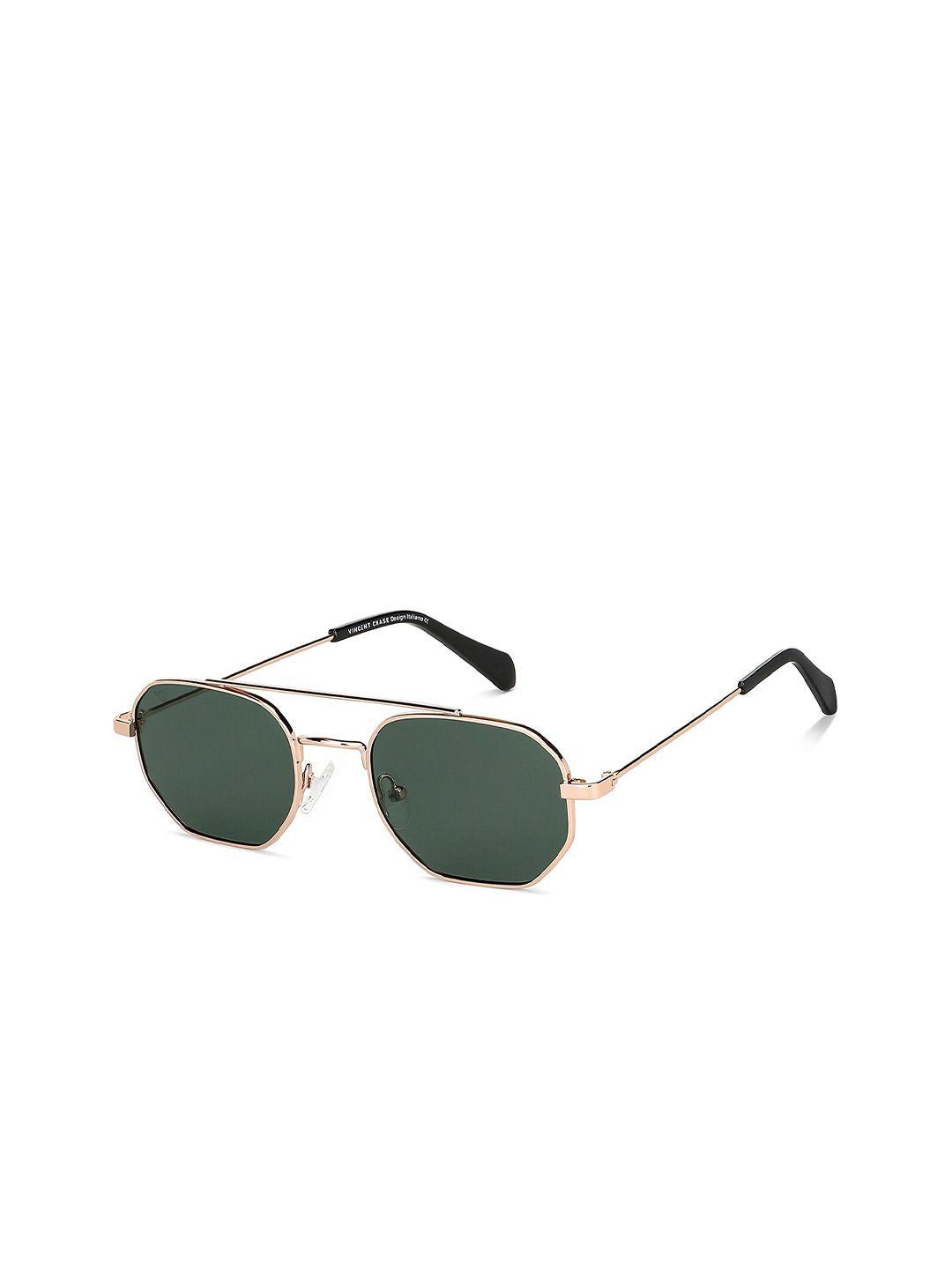 vincent chase unisex green lens other sunglasses with polarised and uv protected lens