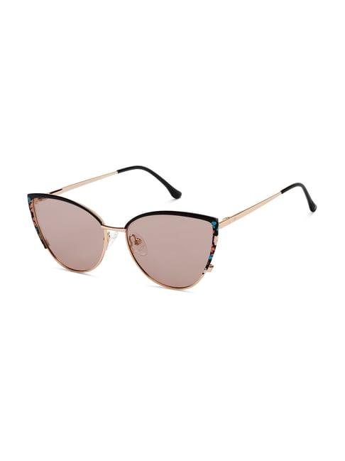 vincent chase brown cat eye polarised and uv protected lens sunglasses for women