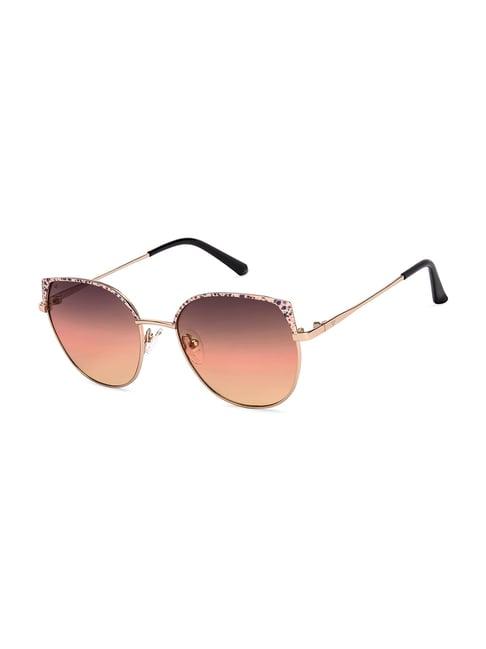 vincent chase brown cat eye uv protection sunglasses for women