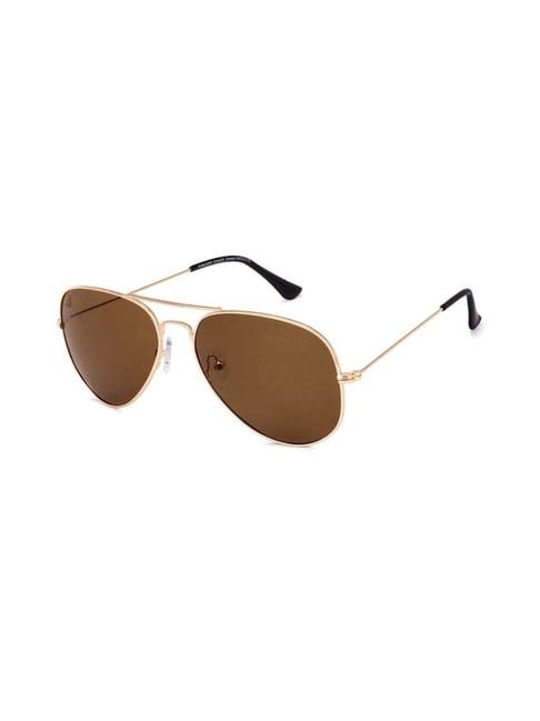 vincent chase by lenskart vc 5158/p brown aviator