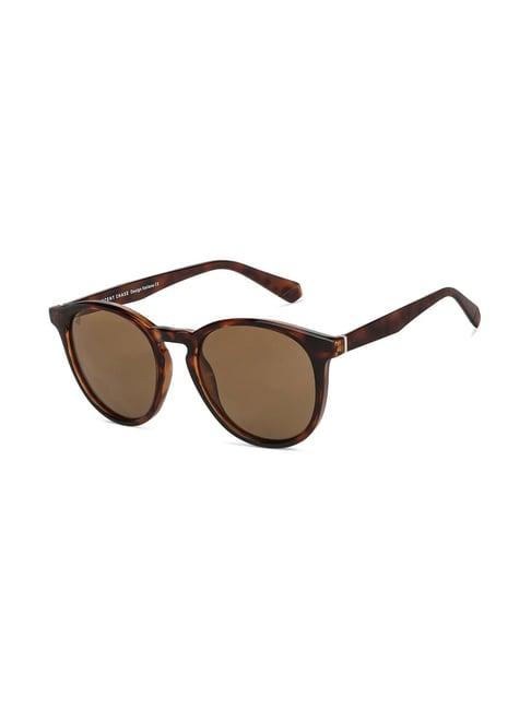 vincent chase by lenskart vc s13972 light brown polarized round sunglasses