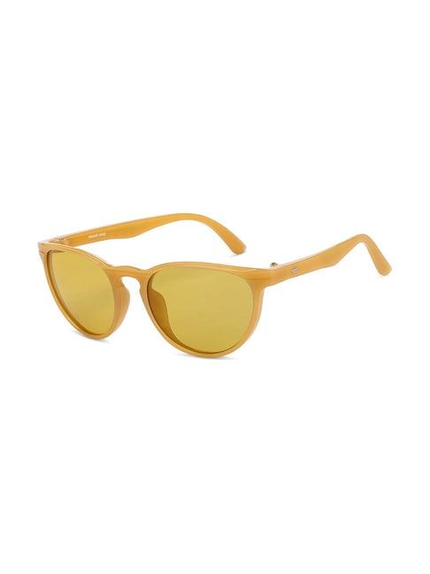 vincent chase by lenskart yellow round unisex sunglasses