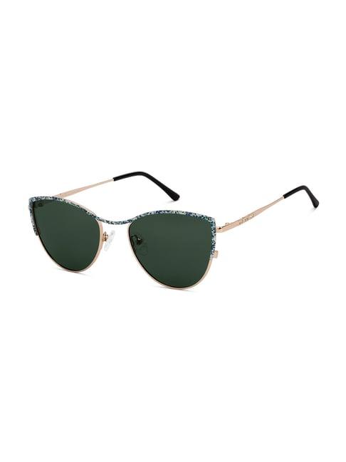 vincent chase green cat eye polarised and uv protected lens sunglasses for women