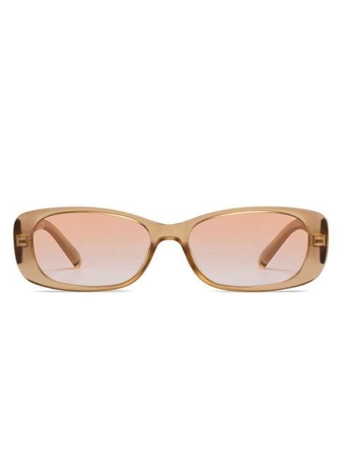 vincent chase holiday edit 2.0 light brown rectangular unisex sunglasses