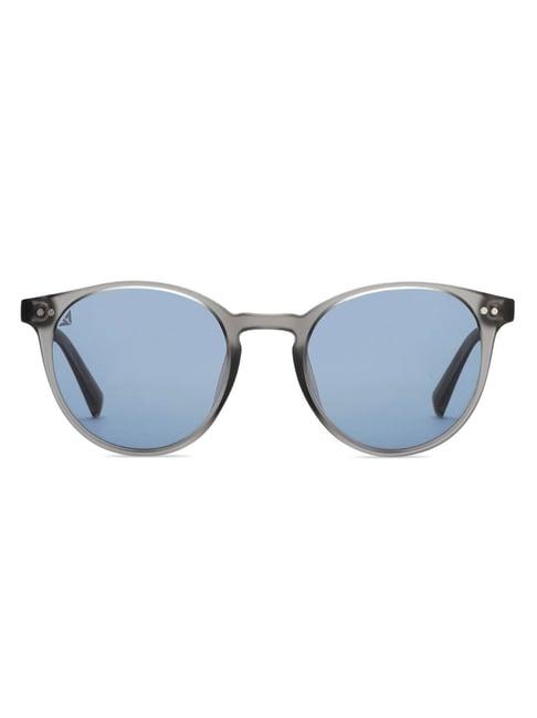 vincent chase holiday edit 2.0 light grey round polarised and uv protected lens unisex sunglasses