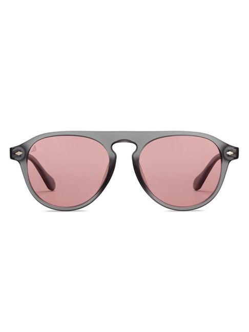 vincent chase holiday edit 2.0 pink aviator polarised and uv protected lens unisex sunglasses