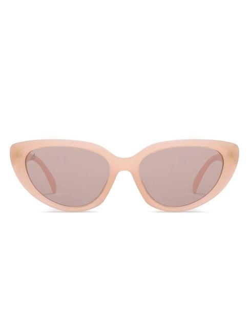 vincent chase holiday edit brown cat eye polarised and uv protected lens sunglasses for women